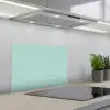 Turquoise - Patroon - Lijnen keuken achterwand spatscherm klein 900 -3d_schuin