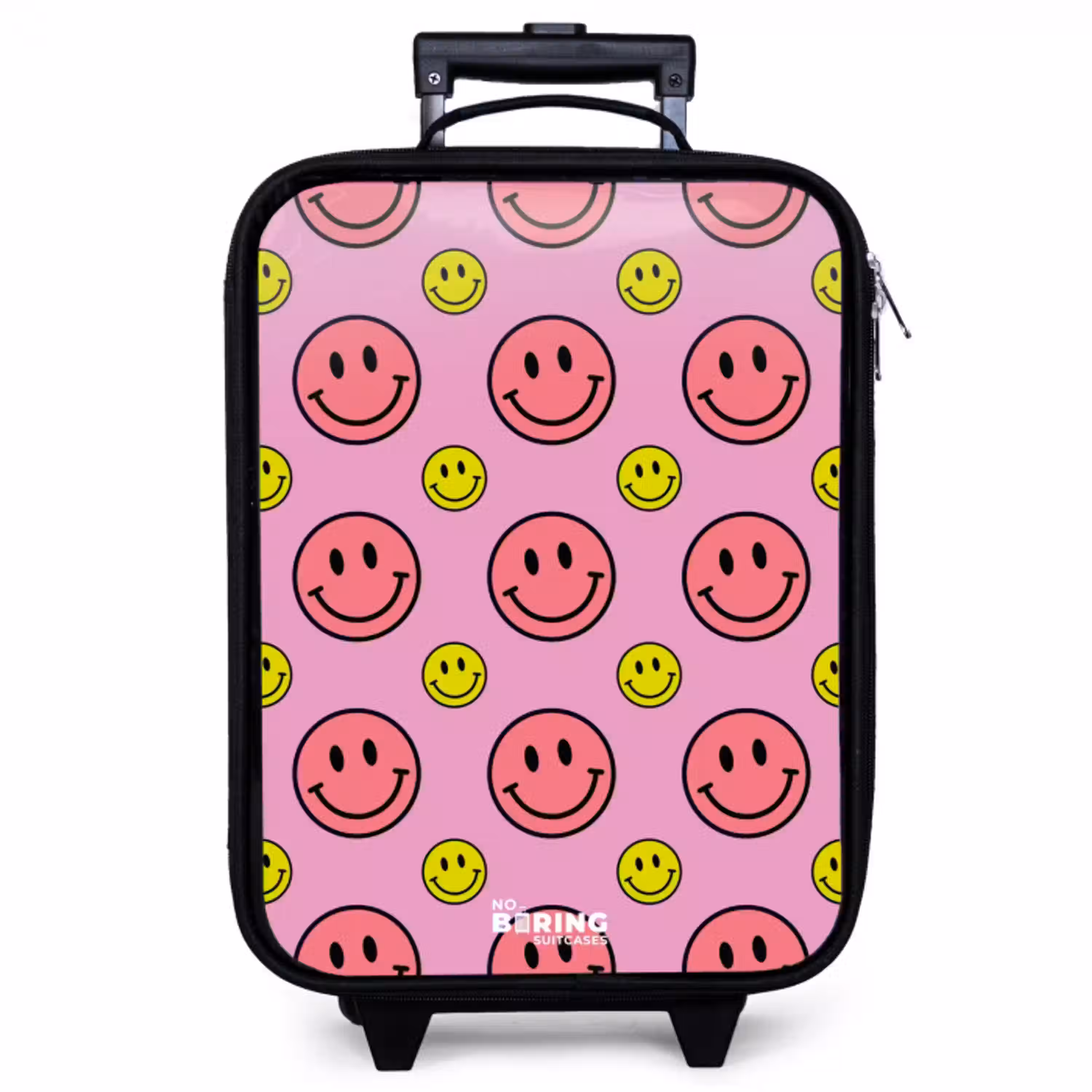 All smiles roze Kinderkoffer - Zwart klein -zzz_website3d