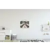 Brug - Winterlandschap - Bos - Natuur - Sneeuw textielposter latten blank klein -kinderkamer