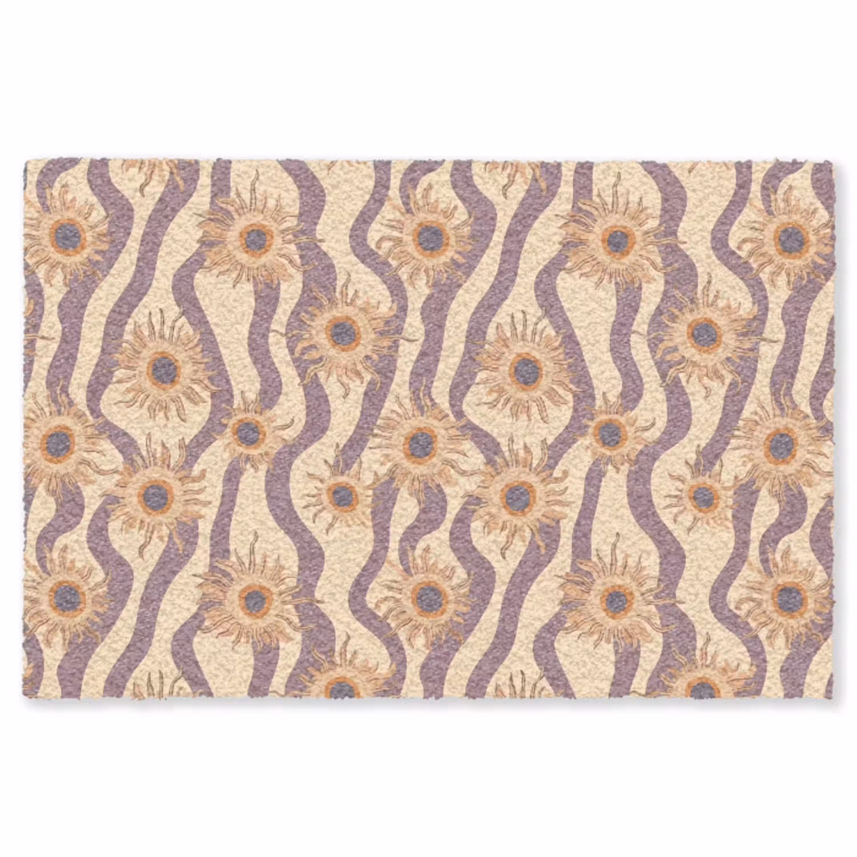 Bohemian - Vibe - Lavendelpaars Vloerkleed Rechthoek klein 1091 -3d