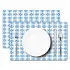 Zee - Sfeer - Blauw - Wit Placemat vinyl groot 368 -zzsfeer2_Kitchenyeah-website