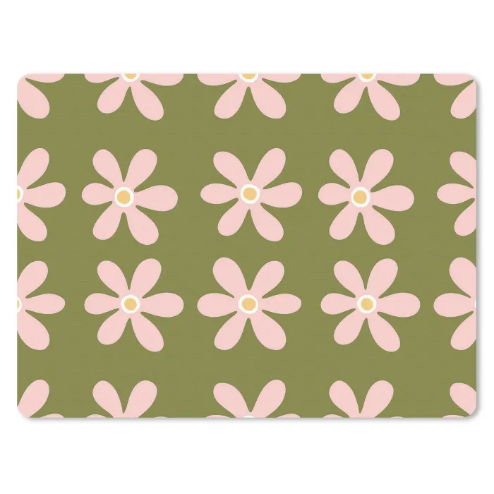 Bloem - Modern - Groen muismat rubber klein 262 -3d