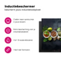 Kruiden - Specerijen - Betonlook - Stilleven Inductie beschermer vinyl 3mm klein -wsfeer2_website