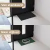 Mond - Groen - Illustratie - BLAH BLAH Deurmat klein -voor-na_NL
