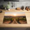 Wijngaard - Zonsondergang - Landschap Inductie beschermer vinyl 3mm klein -sfeer5