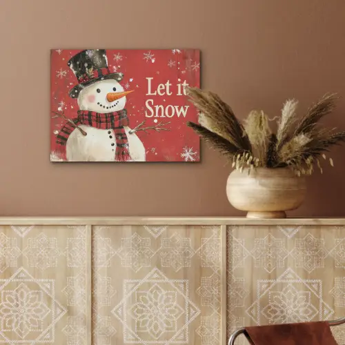 Sneeuwpret - Winter - Sneeuwpop PET vilt klein -sfeer4