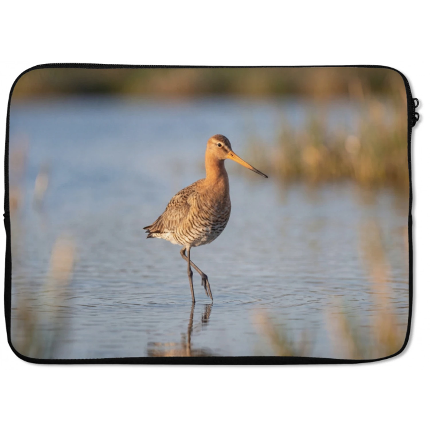 Vogel - Steltloper - Water - Natuur laptophoes neopreen klein -zkaufland3dotto