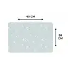 Winters Blauw Sterrenlicht Placemat vinyl groot -specs