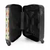 Zomerse tegeltjes print NBS - Handbagage koffer - Kinderen Unisex middel -binnenkant