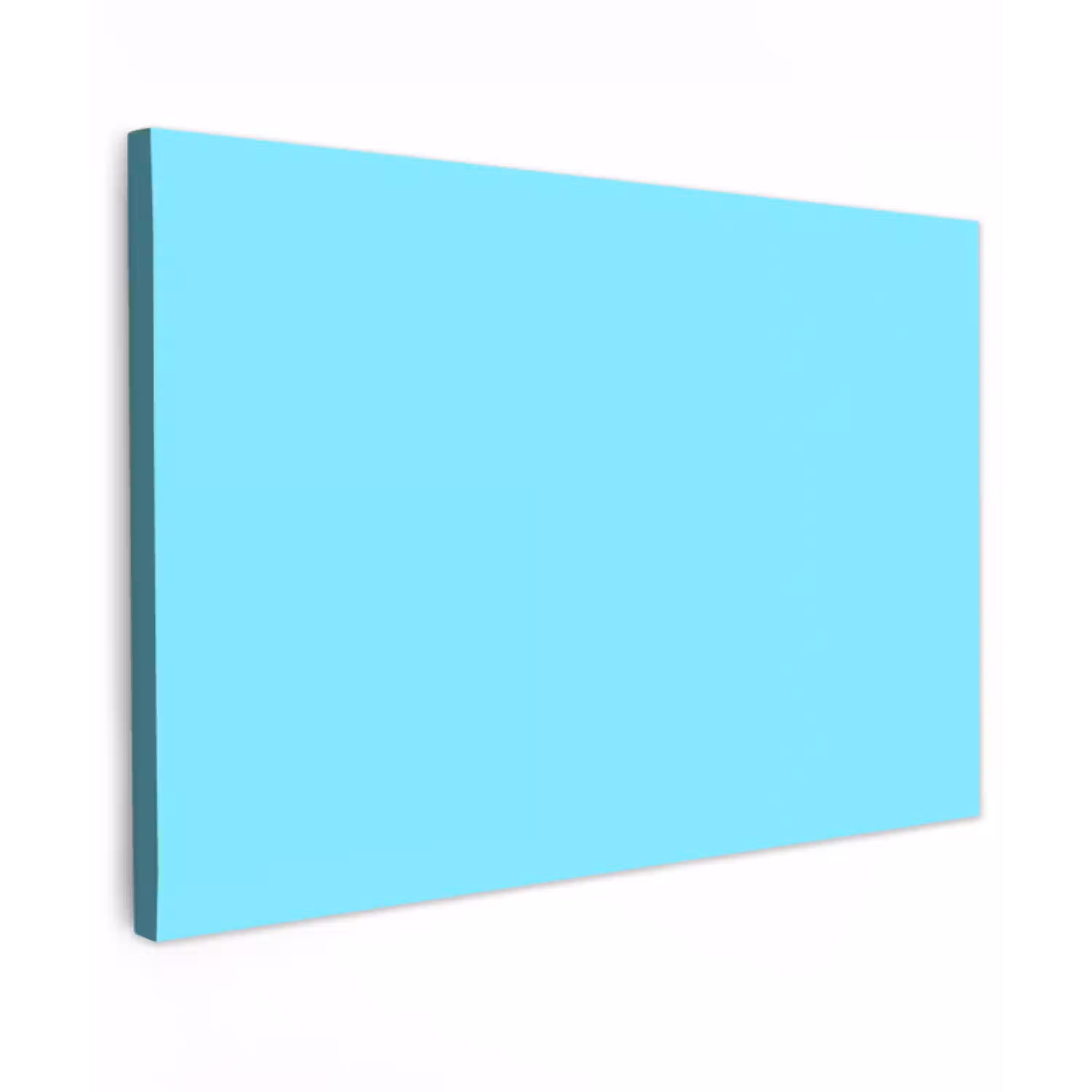 Electric - Cyan - Blauw Tuinposter op houten frame 2 cm dik klein 845 -3d