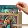 Paard - Bloemen - Schilderij - Natuur - Verf Light Box met kabel (Kinderlampje) klein -USP_websiteprintNL