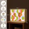 Abstract - Vormen - Roze Light Box met batterij (Wandlamp) middel -USP_websiteoverzichtNL