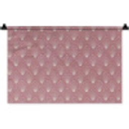 Trendy - Patroon - Roze Wandkleed katoen klein 269 -zz3d