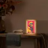 Zonnebril - Schedel - Jas - Rood Light Box met kabel (Tafellamp) klein -sfeer4