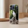 Arend - Hout - Wit - Planten Telefoonhoesje iPhone 17 Pro klein -sfeer2