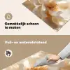 Close up - Pioenroos - Wit Inductie beschemer met haakjes klein -ky-schoon-nl