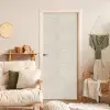 Linnen - Textuur - Beige deurposter klein 289 -sfeer2