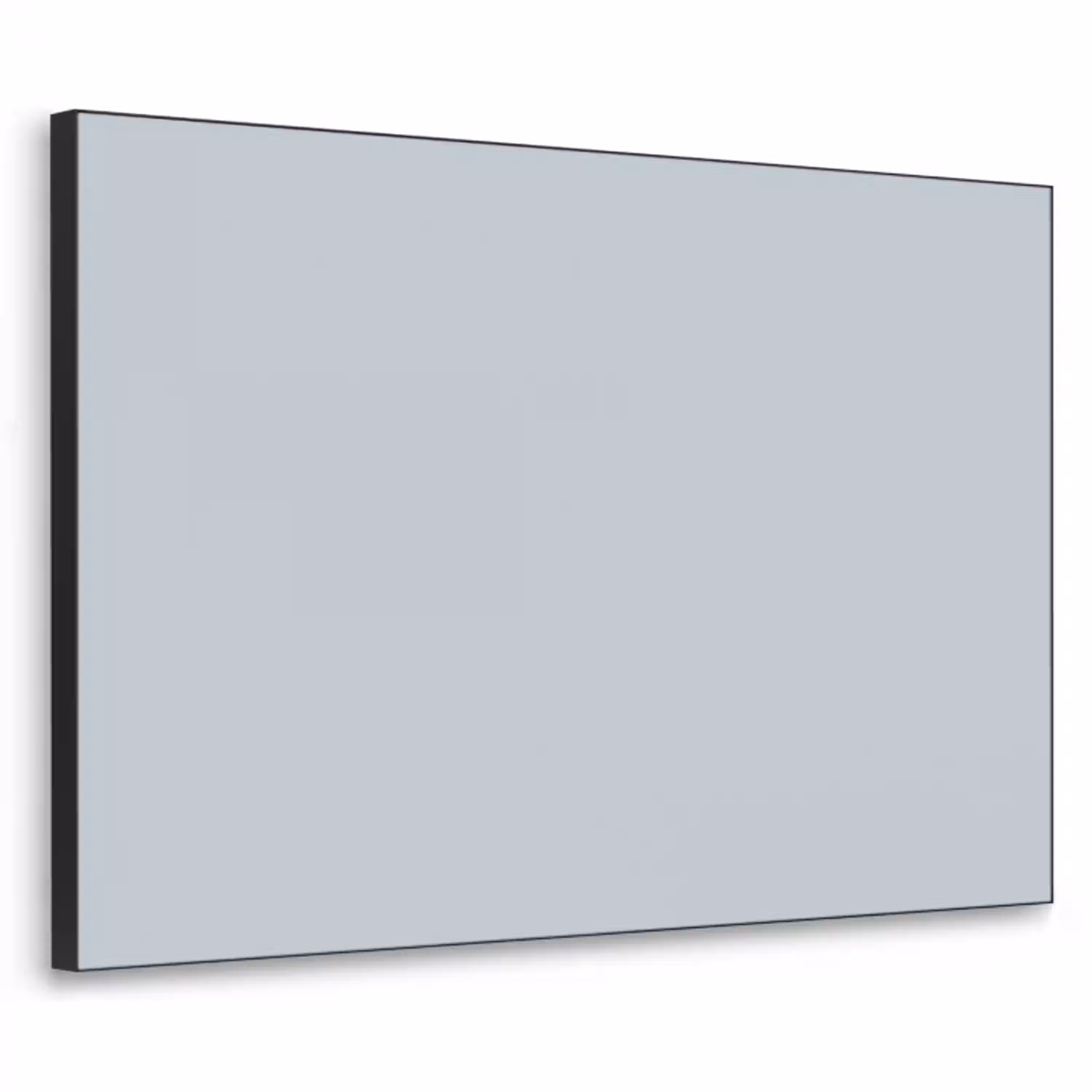 Blue - Bay - Blauw Textielframe zwart klein 947 -3d