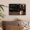 Espresso - Melk - Café canvas 2cm klein -sfeer1