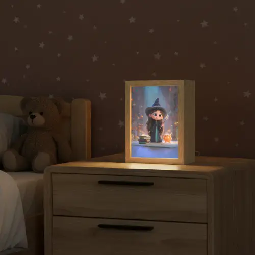 Tovenares - Magie - Toverstaf - Sterren Light Box met kabel klein -sfeer1_kind