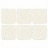 Patroon - Bloemen - Beige onderzetter kurk middel 366 -3d