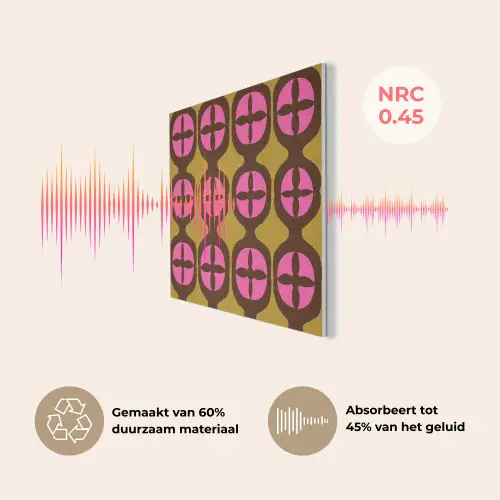 Modern - Patroon - Roze PET vilt klein 837 -USP_NL