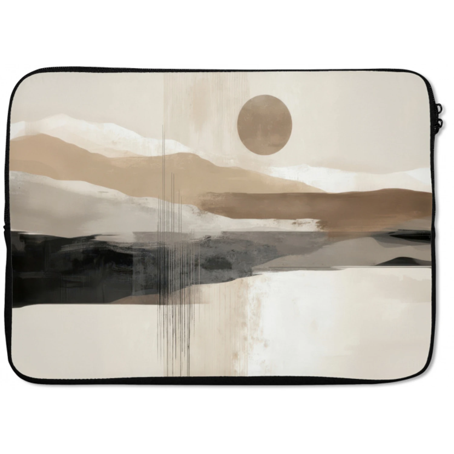 Minimalistisch - Landschap - Dimensie laptophoes neopreen klein -zkaufland3dotto