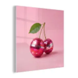 Disco - Kersen - Roze plexiglas 5mm klein -z3d