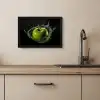 Appel - Groen - Fruit - Water - Zwart KitchenYeah - Keuken - Fotolijst klein -sfeer2