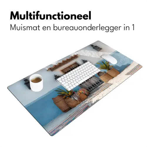 Deur - Manden - Planten Muismat XXL klein -sfeer4