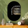 Sardines - Tekst - Vis - Blik Wandcirkel Ovaal Glas middel -sfeer2