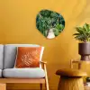 Jungle - Palmboom - Brug - Natuur - Planten Wandcirkel Organisch Forex 3mm klein -sfeer4