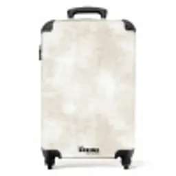 Subtiel - Structuur - Beige NBS - Handbagage koffer - Volwassenen Unisex middel -productfoto_recht