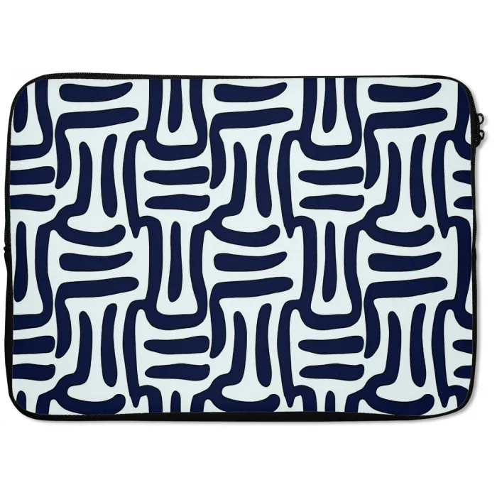 Abstract - Modern - Blauw laptophoes neopreen klein 279 -zkaufland3dotto