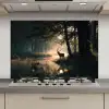 Hert - Bosbeek - Mystiek keuken achterwand spatscherm klein -3d_website