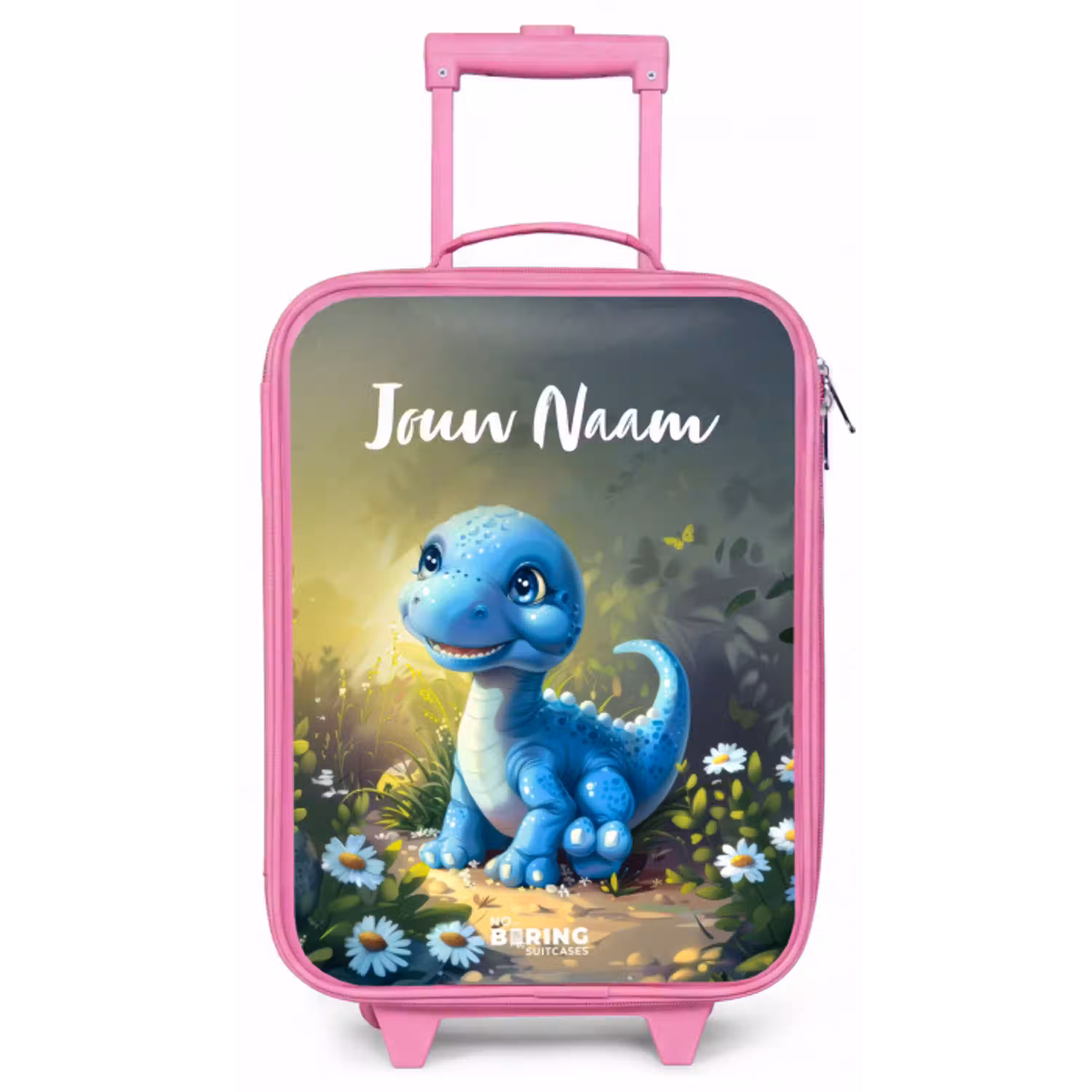 Branco Brontosaurus Kinderkoffer - Roze klein -zz3dotto