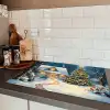 Kerst - Kerstboom - Winter - Huis - Sneeuw Inductie beschermer vinyl 3mm klein -sfeer3