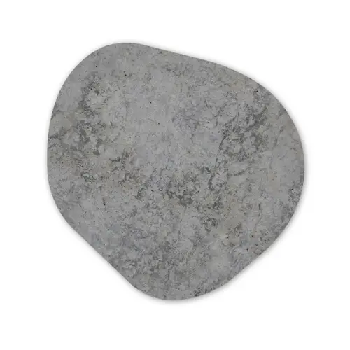Industrieel - Beton - Patronen Wandcirkel Organisch Forex 3mm klein 629 -3d