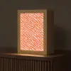 Strepen - Dynamisch - Oranje Light Box met kabel (Tafellamp) klein 925 -z3d_website