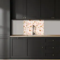 Terrazzo -  Patroon - Kleurrijk - Zalm keuken achterwand 2 middel 865 -sfeer1