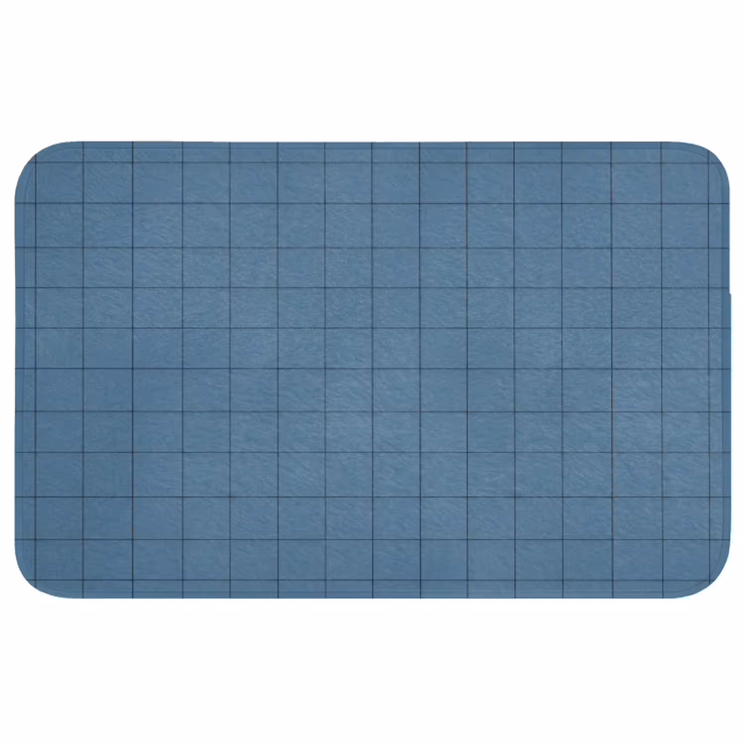Ruiten - Geometrisch - Blauw Badmat middel 997 -3d