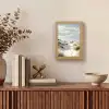 Duinen - Gras - Sporen - Wolken Light Box met kabel (Tafellamp) klein -sfeer2