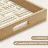 Modern - Geometrisch - Beige Dienblad Rechthoek middel 911 -USP_HandgreepNL