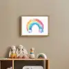Regenboog - Kinderen - Meisje Light Box met batterij (Wandlamp kind) middel -sfeer2_kind