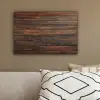 Houten plankpatroon - Warmte - Natuurlijk canvas 2cm klein -sfeer3
