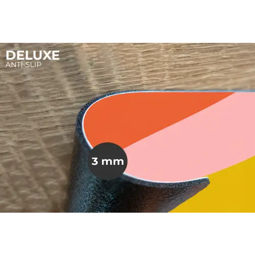 Driehoeken - Kleurrijk - Abstract Placemat vinyl groot -closeup