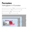 Bisou - Blauw - Roze - Lippen Muismat XXL klein -sfeer5