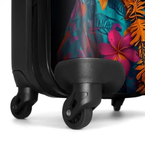 Chimpansee met Hawaii Blouse Koffer - NBS - Handbagage middel -wiel