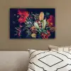 Boeket - Stilleven - Bloemen - Planten - Rood canvas 2cm klein -sfeer3