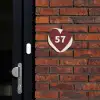 Rood hart - Traditioneel Naambord Organisch middel -sfeer1